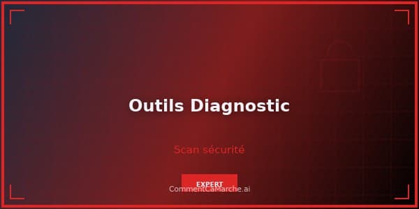 Outils de diagnostic de sécurité - Étape 3