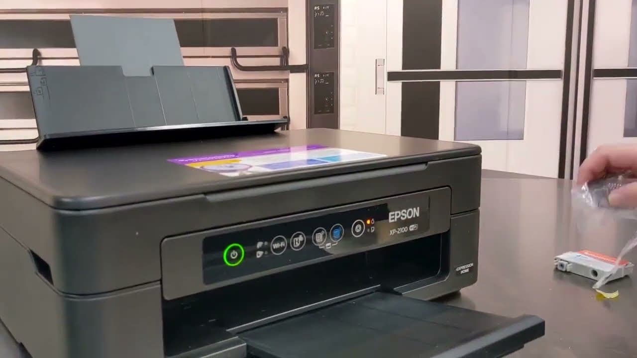 Configuration initiale du scanner - Étape 1 Epson XP-2105