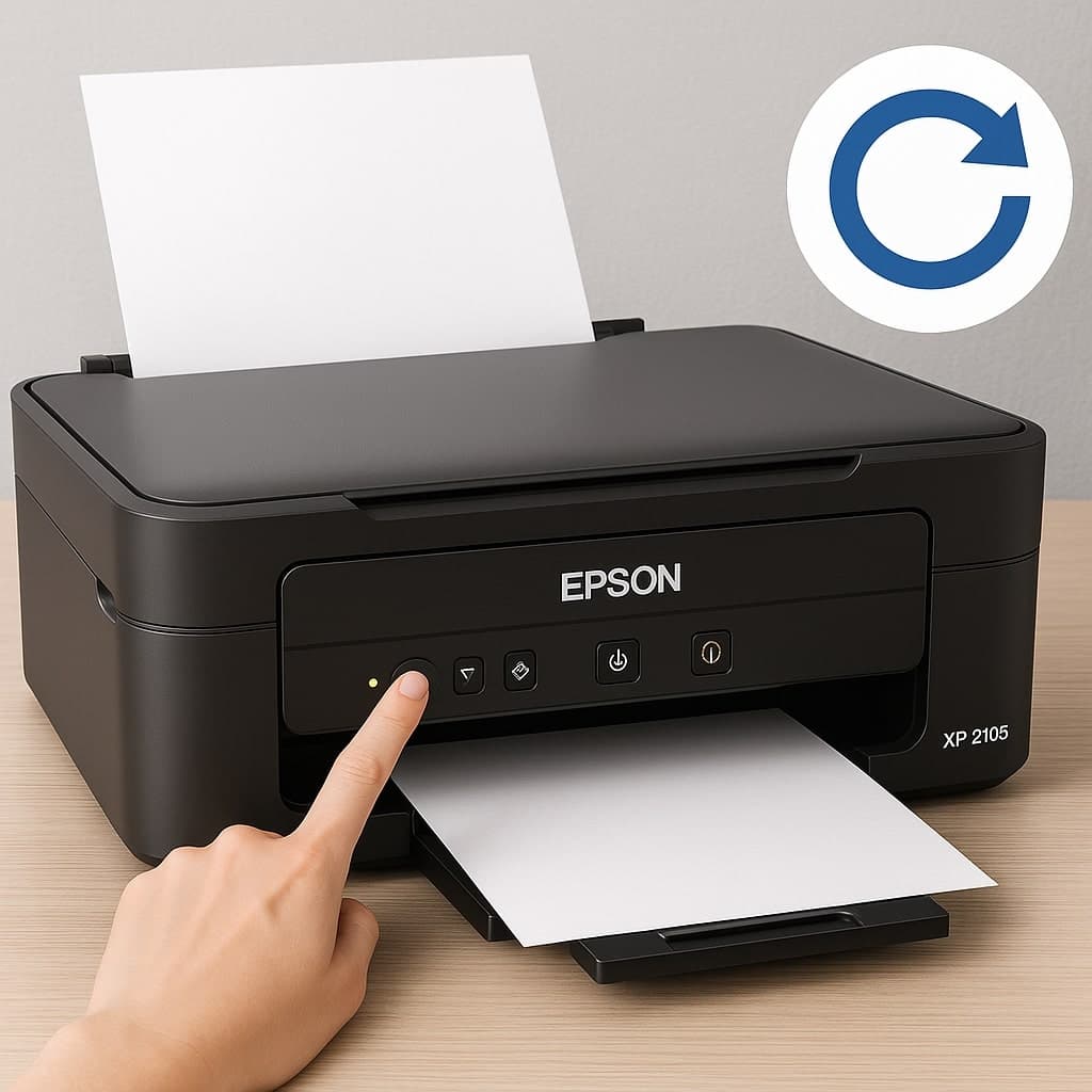Réinitialiser l'Epson XP-2105 : Reset factory et paramètres d'usine - Guide expert Epson XP-2105