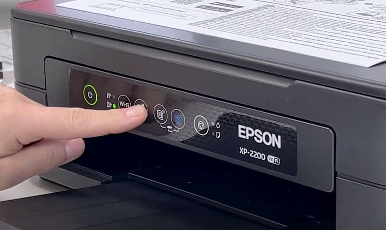 Activation WiFi Direct Epson XP-2105 - Configuration hotspot imprimante