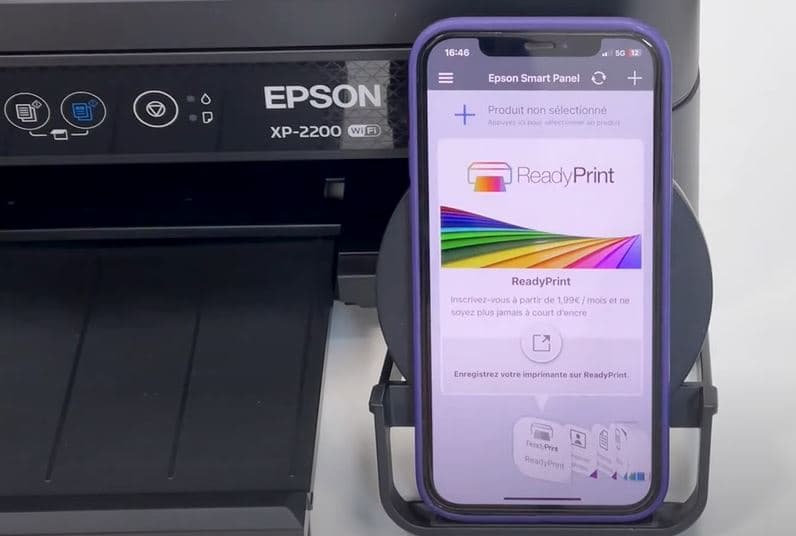 Installation des applications mobiles et test multi-appareils - Étape 6 Epson XP-2105
