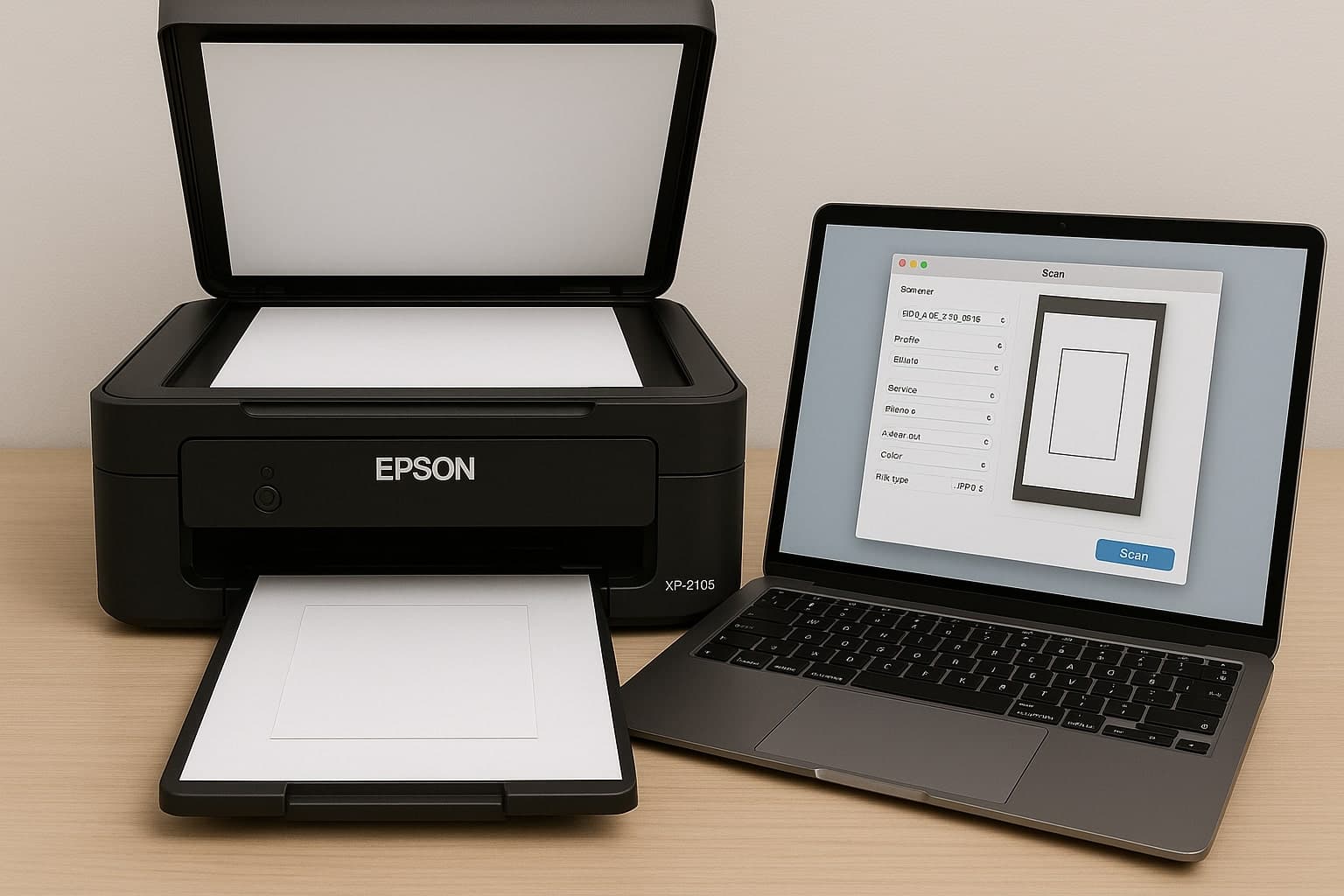 Scanner avec l'Epson XP-2105 : Guide complet numérisation - Guide expert Epson XP-2105