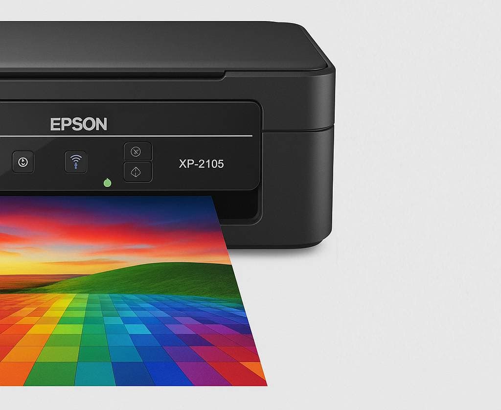 Test de qualité et diagnostic des têtes - Étape 1 Epson XP-2105