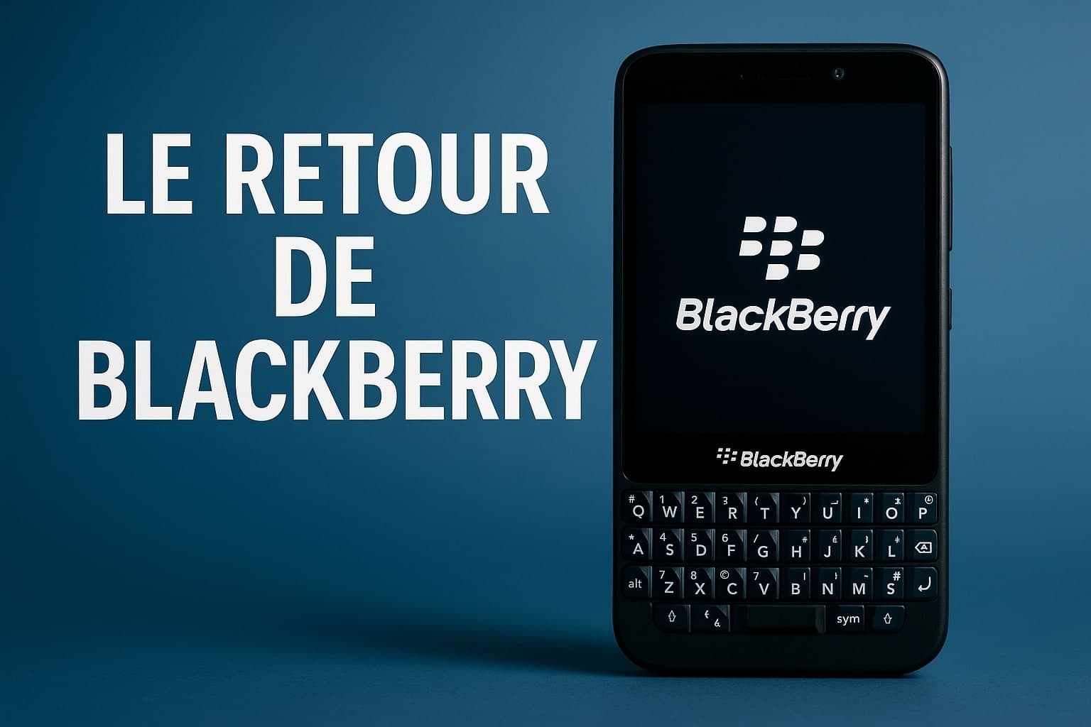BlackBerry fait son retour : la Gen Z redécouvre le clavier physique