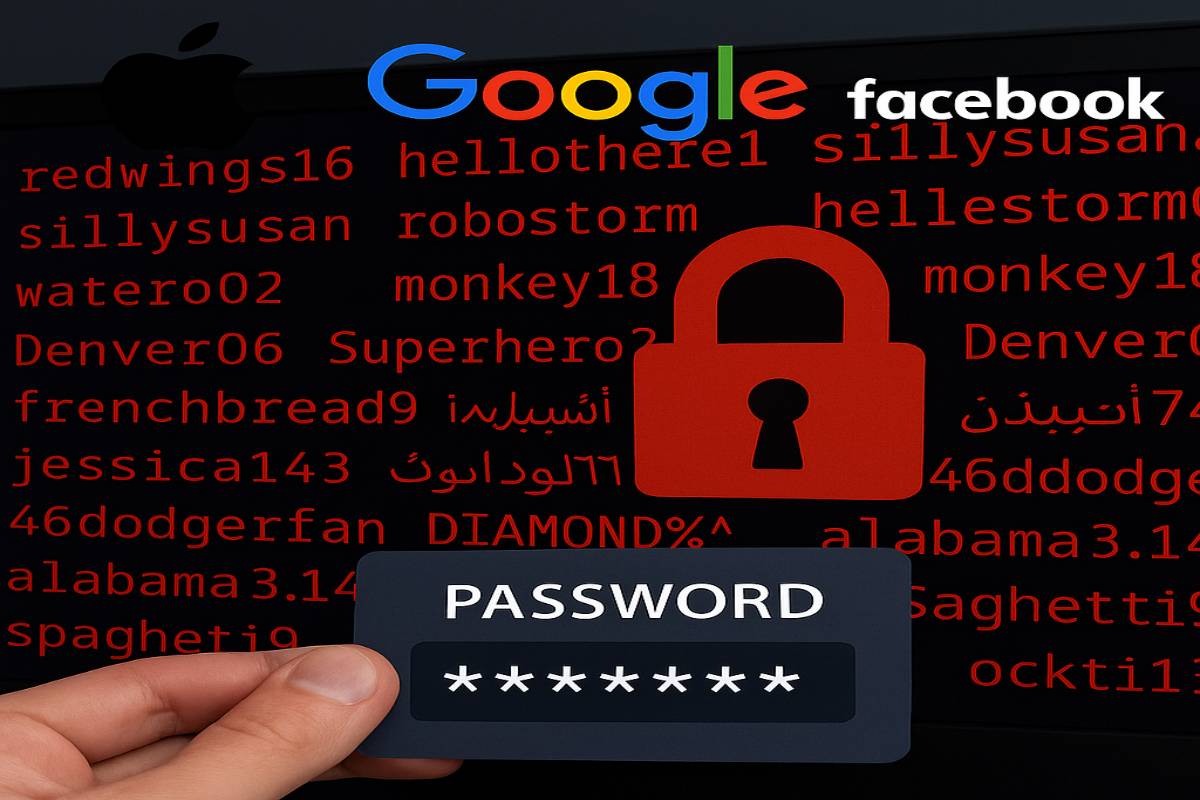 Fuite de 16 milliards de mots de passe : Apple, Google, Facebook visés